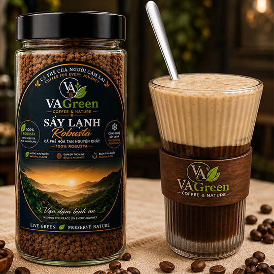 Cà phê Sấy lạnh Robusta 100% 80g